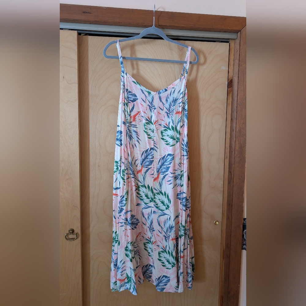 Torrid Tropical Leaf Print Dress